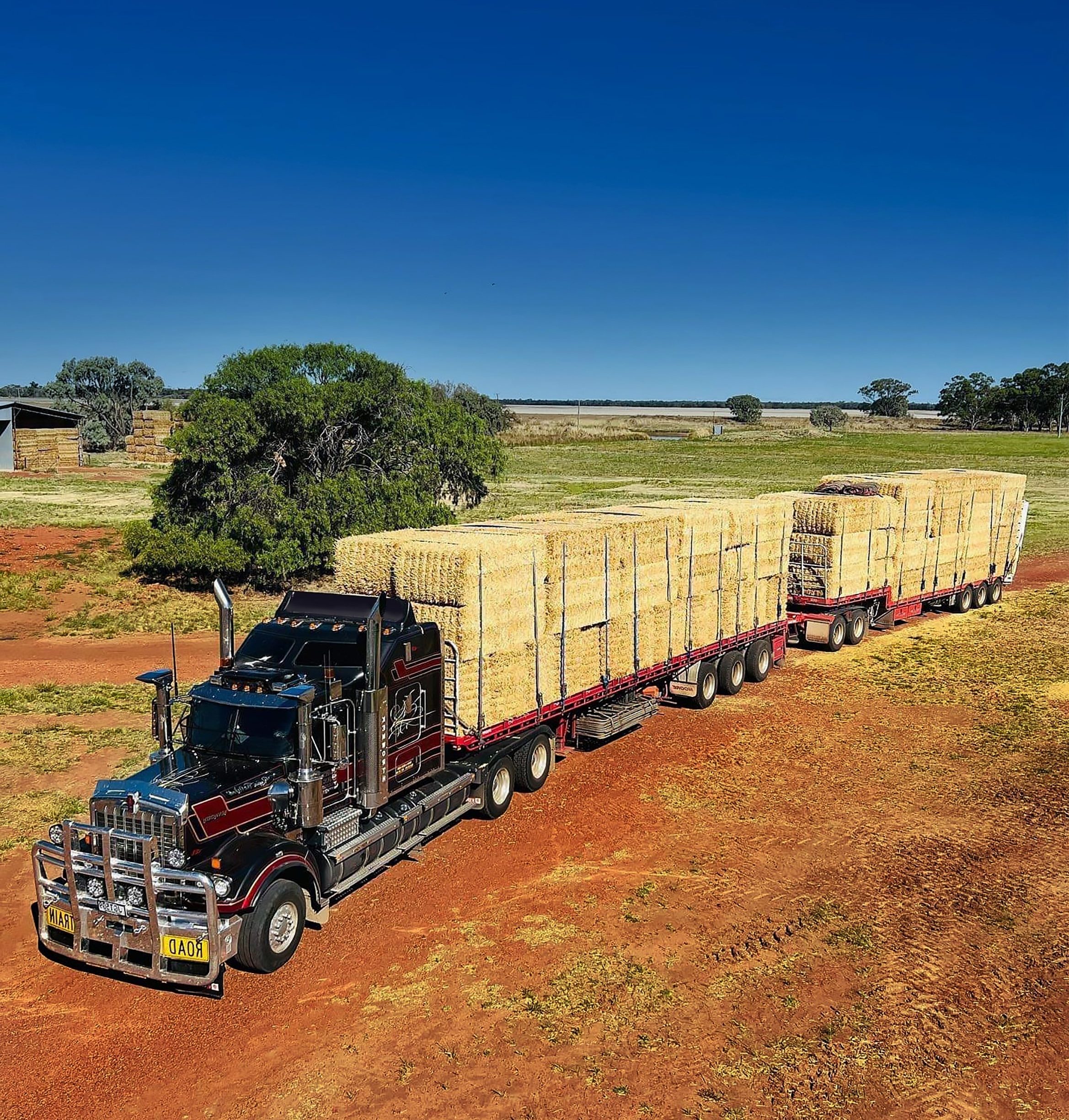 Hay truck