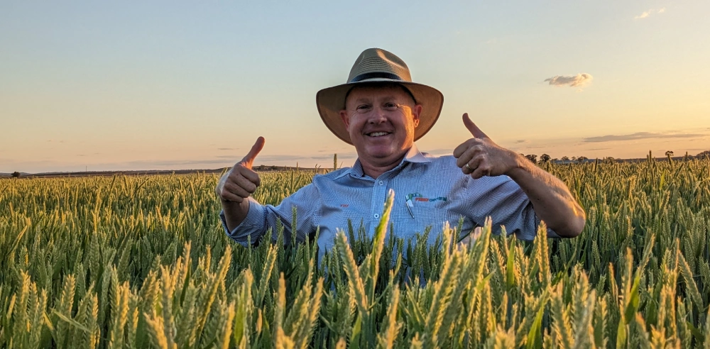 Tim kneeling and happy again (2)