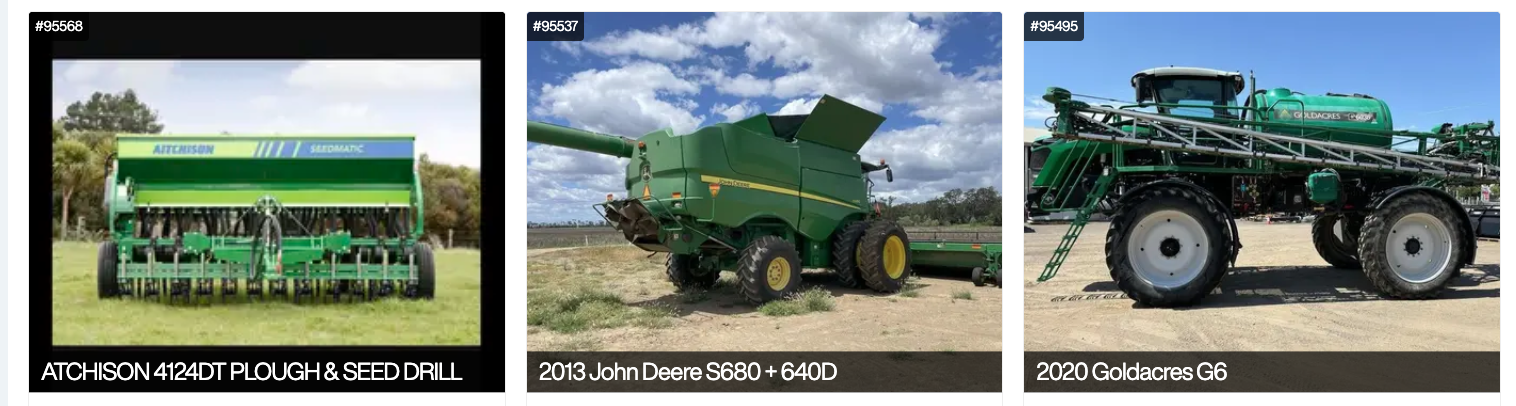 Sell machinery